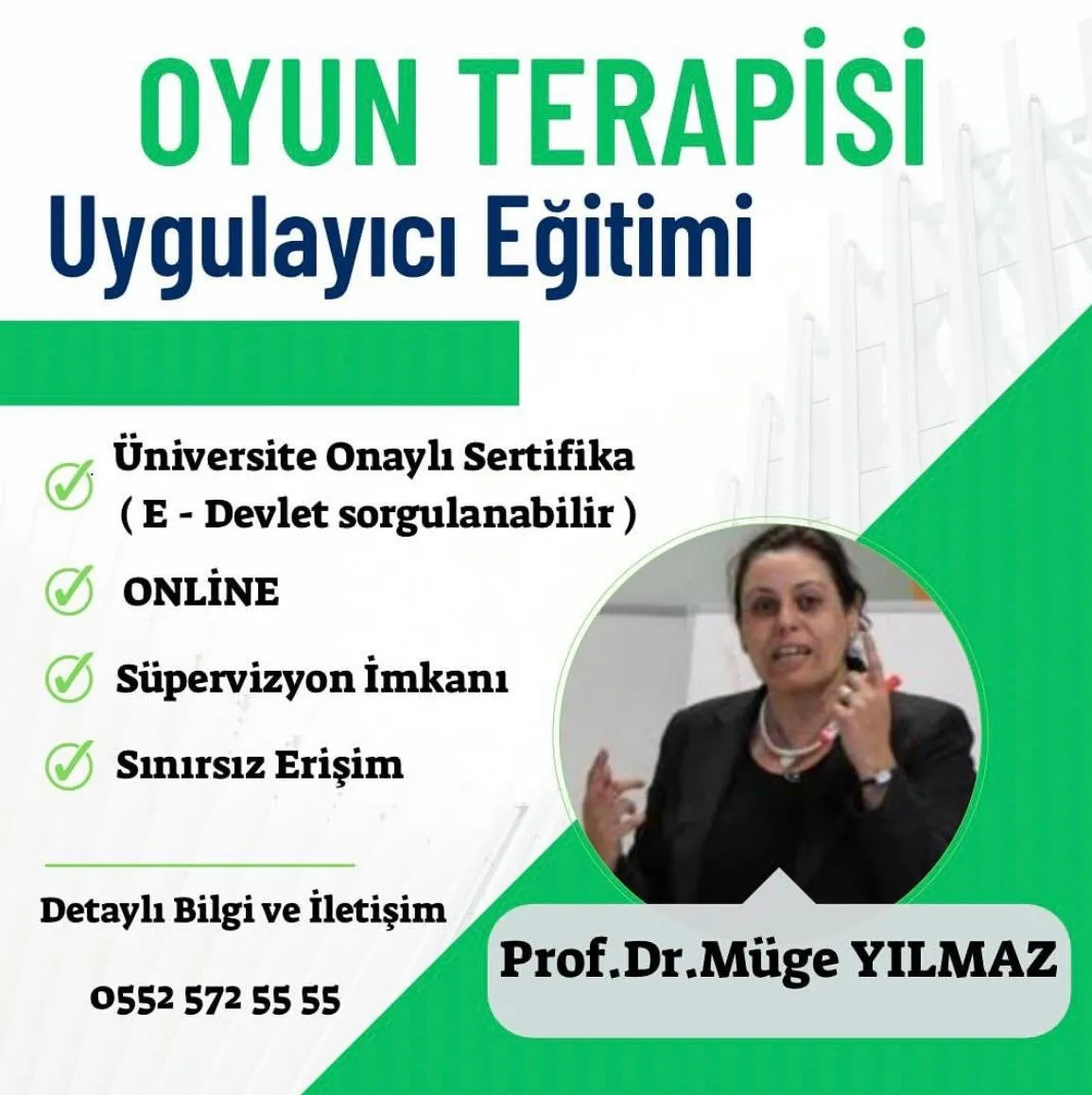 Oyun Terapisi Uygulayıcı Eğitimi